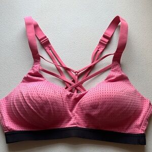 Pink Strappy Women's Bra